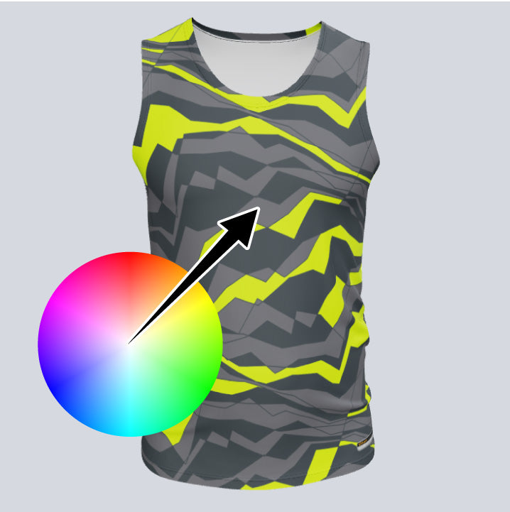 Load image into Gallery viewer, Custom Fitted Track Singlet Trace Jersey
