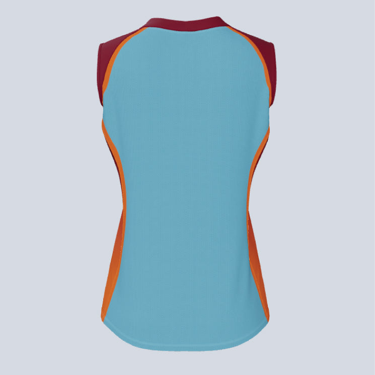 Load image into Gallery viewer, Ladies Varsity Two Button Sleeveless Custom Softball Jersey
