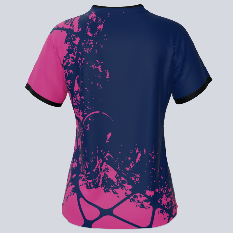 Load image into Gallery viewer, Custom ECO Ladies Racer Soccer Jersey
