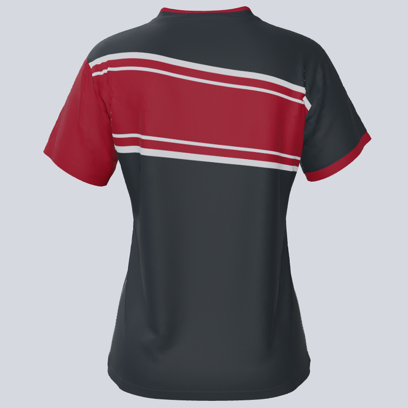 Load image into Gallery viewer, Custom ECO Ladies Strip Soccer Jersey
