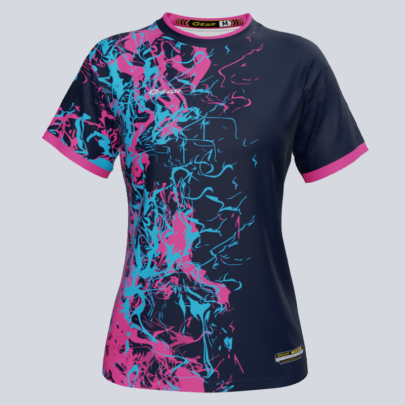 Load image into Gallery viewer, Custom ECO Ladies Darkness Soccer Jersey
