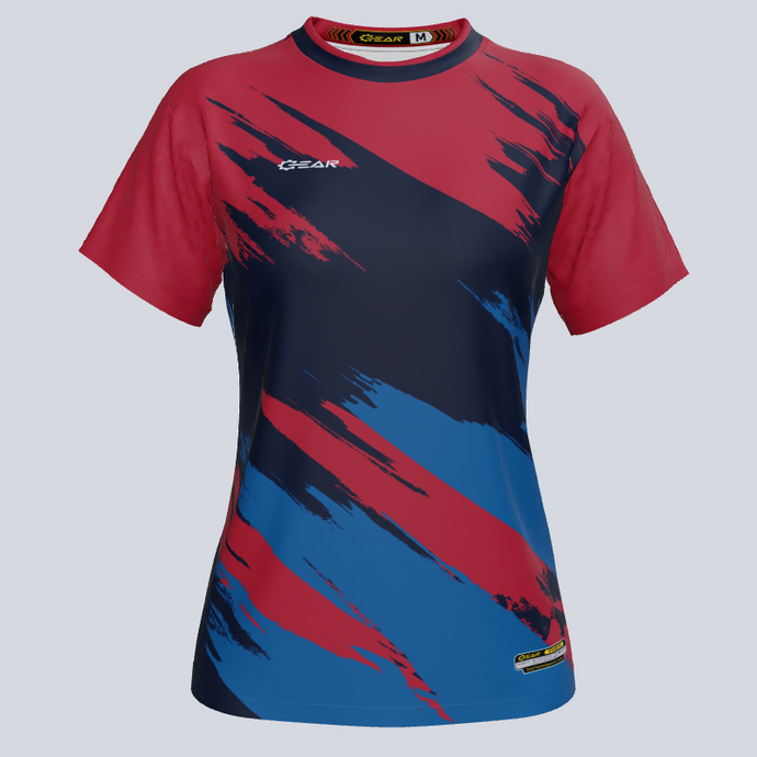 Custom Team Ladies Smear Soccer Jersey