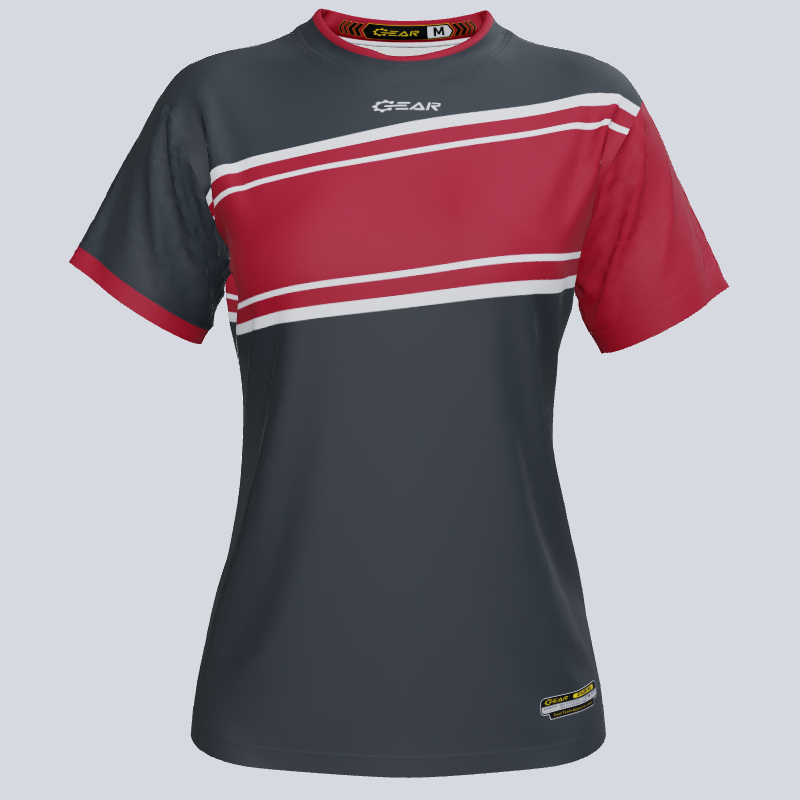 Load image into Gallery viewer, Custom ECO Ladies Strip Jersey

