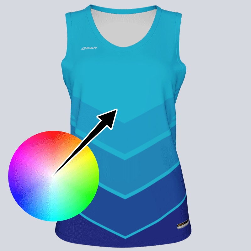 Load image into Gallery viewer, Ladies Custom Track Singlet Boost Jersey
