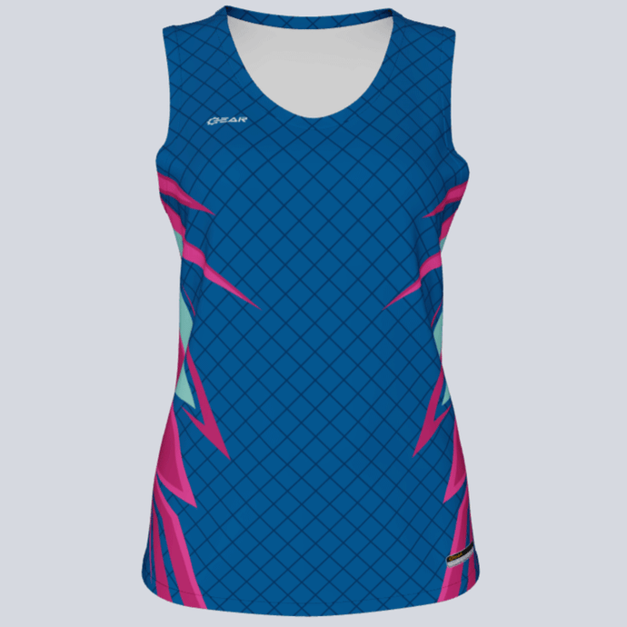 Ladies Custom Track Singlet Hawk Jersey