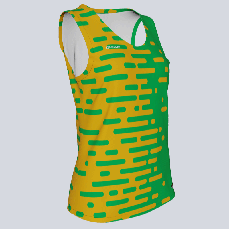 Load image into Gallery viewer, Ladies Custom Track Singlet Dash Jersey
