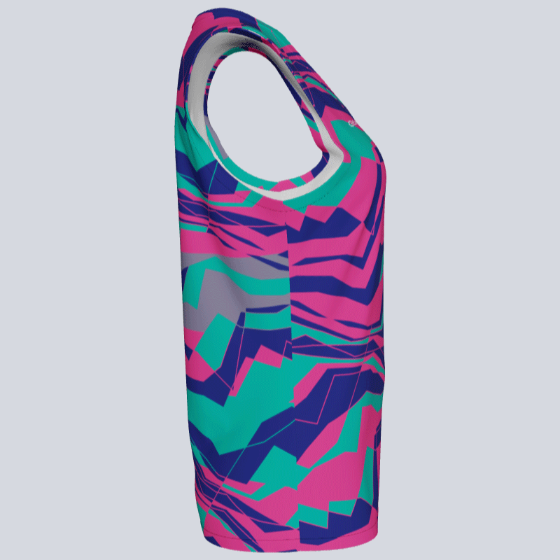 Load image into Gallery viewer, Ladies Custom Track Singlet Trace Jersey
