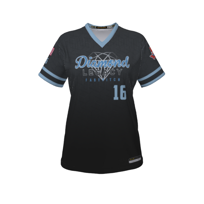 Ladies Custom Jerseys Core Ladies V-Neck Short Sleeve 2.50. (x 1)