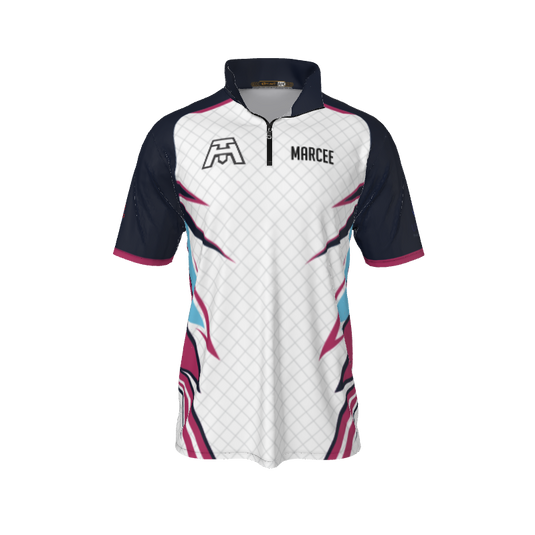 Collared Shirts Hawk QTR Zip Short Sleeve. (x 1)