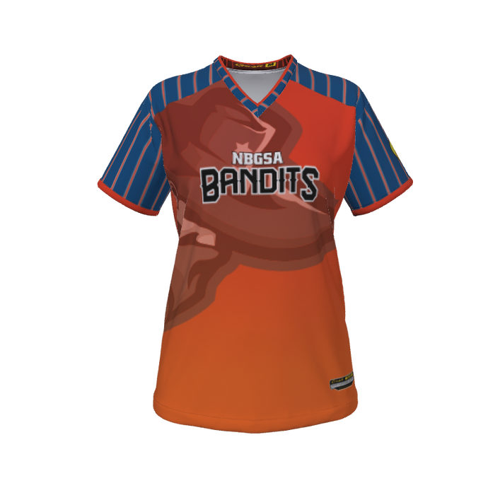Ladies Custom Jerseys Outlaw Ladies Mascots Short Sleeve. (x 14)