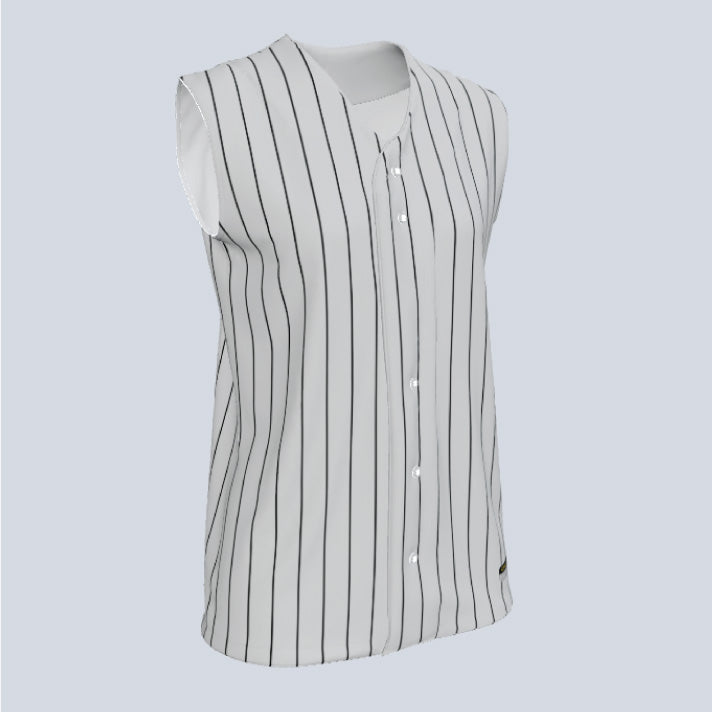 Load image into Gallery viewer, Ladies Allpin Full Button Sleeveless Custom Softball Jersey
