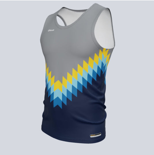 Custom Fitted Track Singlet America Jersey