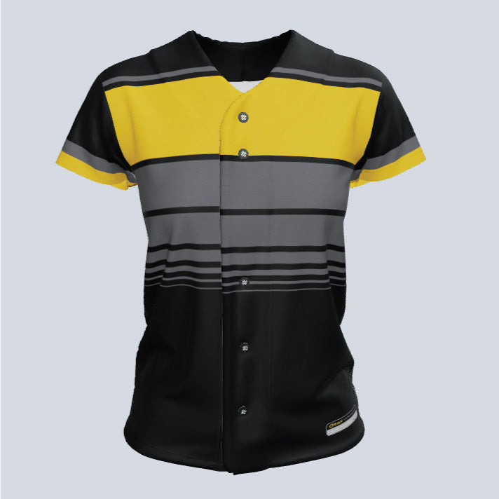 Load image into Gallery viewer, Ladies Astro Full Button Cap Sleeve Custom Softball Jersey
