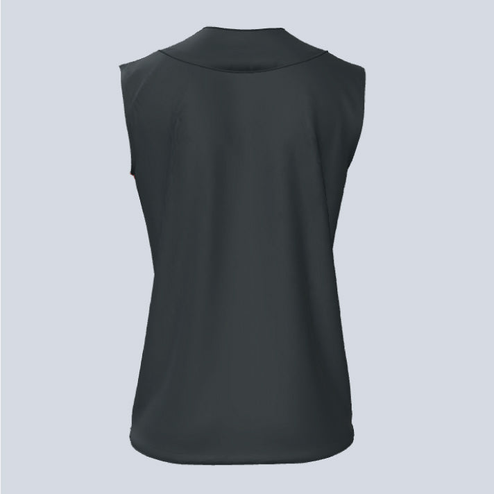 Load image into Gallery viewer, Ladies Astro Full Button Sleeveless Custom Softball Jersey
