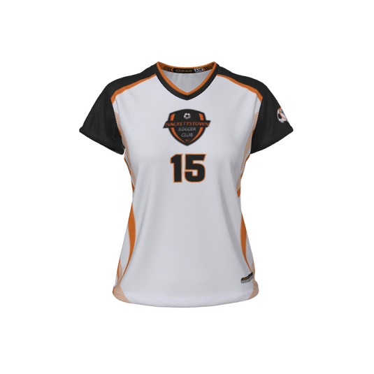 Ladies Custom Jerseys Scream 2.0 Ladies V-Neck Cap-Sleeve 2.50. (x 1)