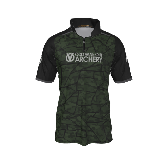 Collared Shirts Broken QTR Zip Short Sleeve. (x 8)