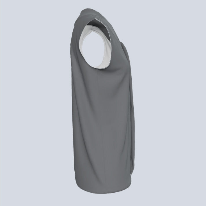 Load image into Gallery viewer, Ladies Basic Core Full Button Sleeveless Custom Softball Jersey
