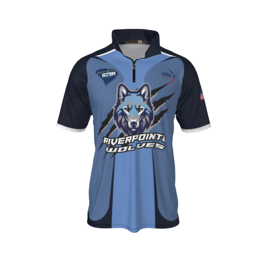 Collared Shirts Side Tech QTR Zip Short Sleeve. (x 1)