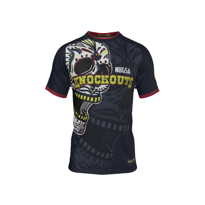 Mens Jerseys Skull Candy Mascot Crew Neck Short Sleeve Jersey. (x 4)