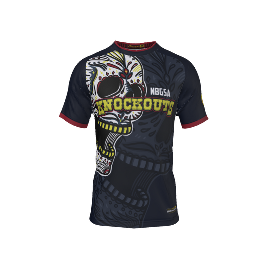 Mens Jerseys Skull Candy Mascot Crew Neck Short Sleeve Jersey. (x 15)