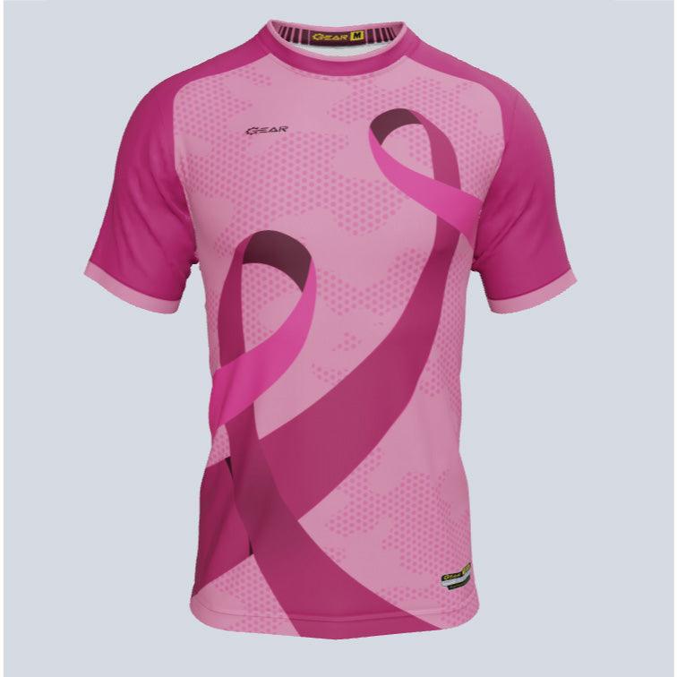 Load image into Gallery viewer, Cancer Awareness Double Ribbon Custom Jersey - GearTeamApparel
