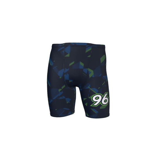 Mens Shorts Checker Track Compression Short. (x 11)