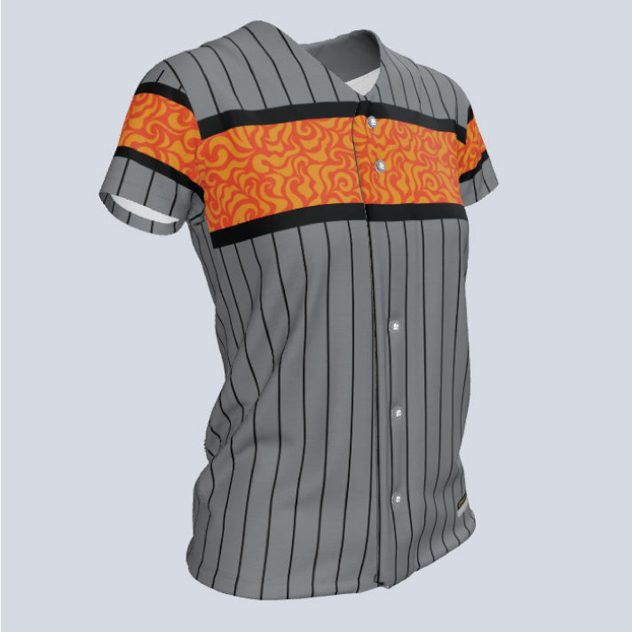 Load image into Gallery viewer, Ladies Champion Full Button Cap Sleeve Custom Softball Jersey
