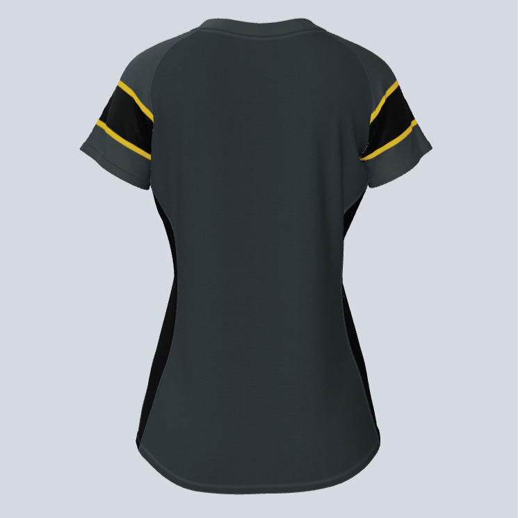 Load image into Gallery viewer, Ladies Champion Two Button Custom Softball Jersey
