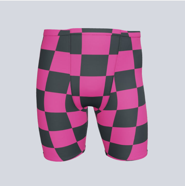Custom Checker Compression Track Short – Gear Team Apparel