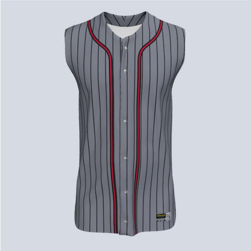 Full Button Baseball Core Custom Sleeveless Jersey