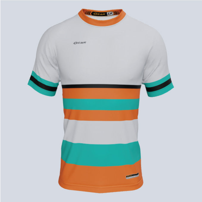 Load image into Gallery viewer, Custom Crew Neck Striped Baseball Jersey
