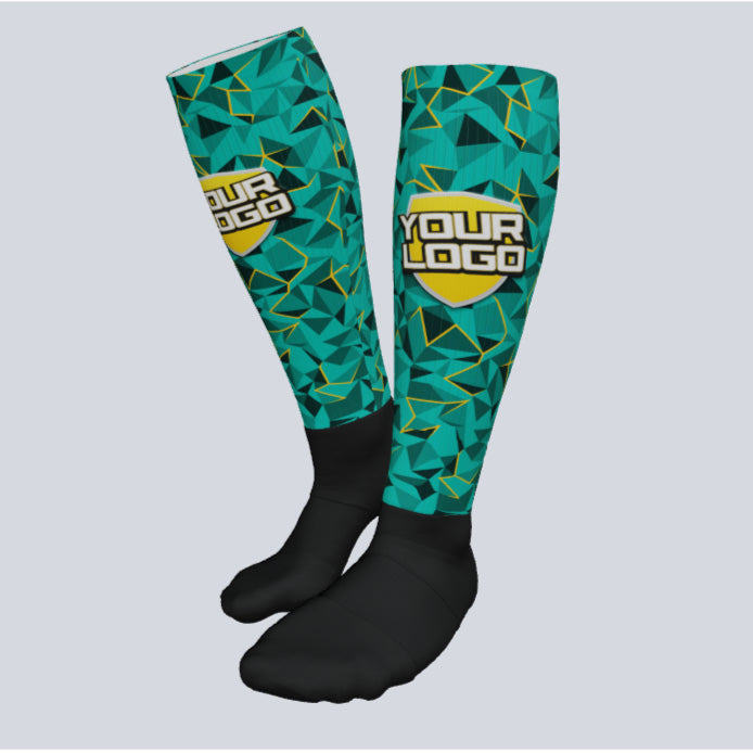 Load image into Gallery viewer, Custom Full Length Prism Game Socks
