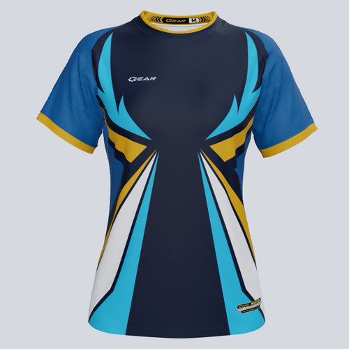 Custom Team Ladies Phoenix Soccer Jersey front view