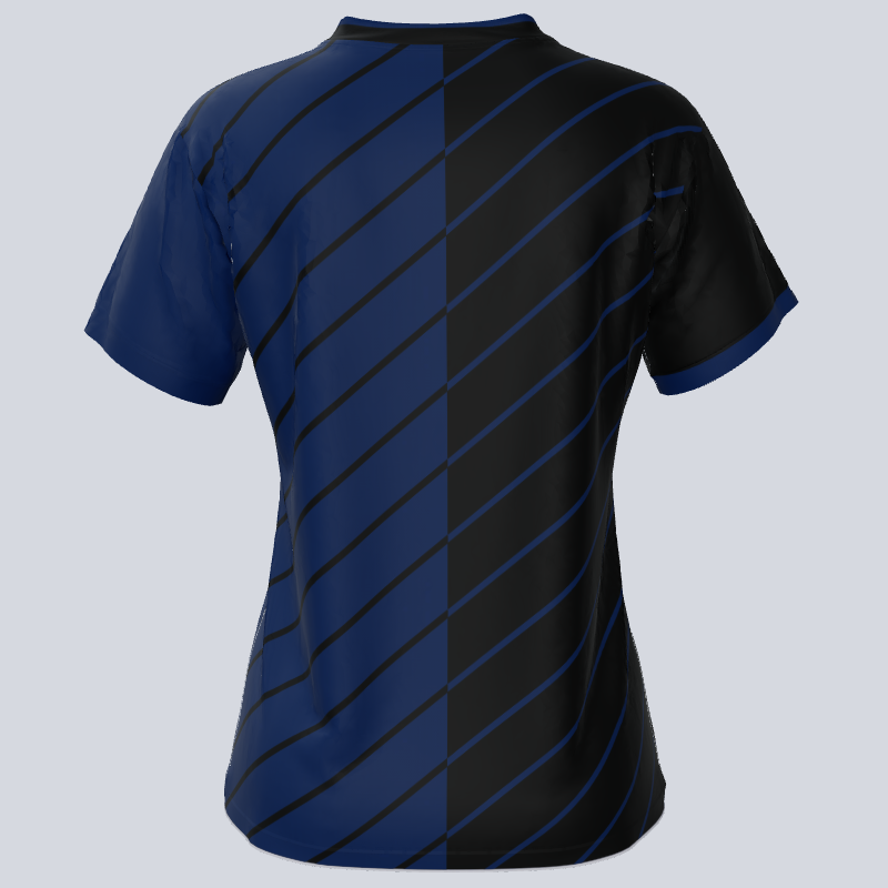 Load image into Gallery viewer, Custom Team Ladies Split Soccer Jersey back design
