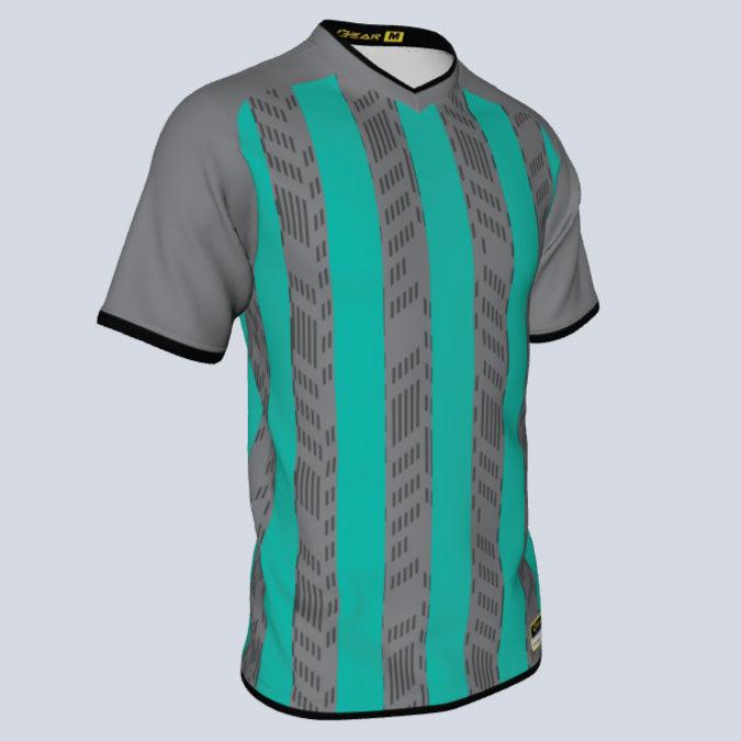 Load image into Gallery viewer, stripe-vneck-jersey-2nd
