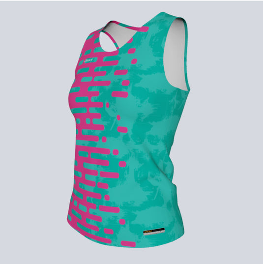 Ladies Custom Fitted Track Singlet Dash Jersey