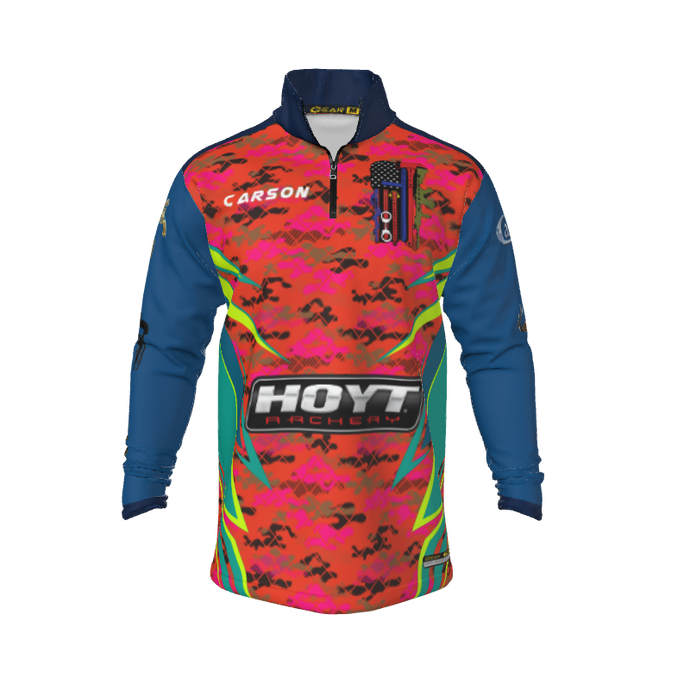 Collared Shirts Hawk QTR Zipped LS. (x 1)