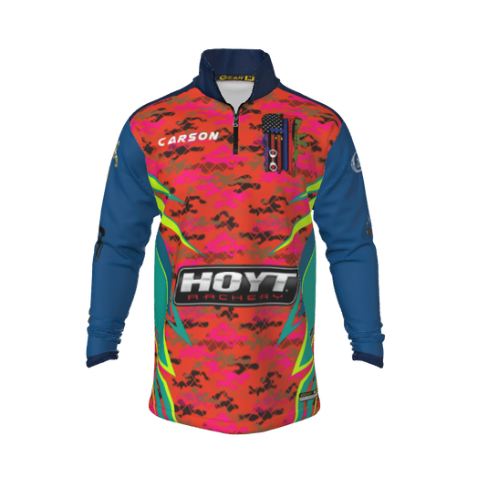 Collared Shirts Hawk QTR Zipped LS. (x 1)