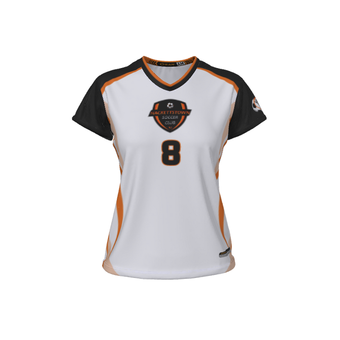 Ladies Custom Jerseys Scream 2.0 Ladies V-Neck Cap-Sleeve 2.50. (x 19)