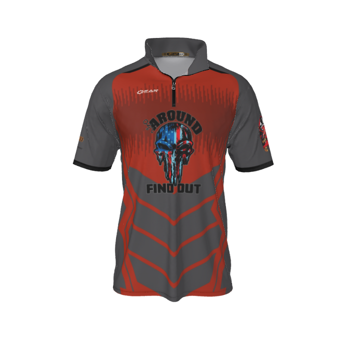 Collared Shirts Gamer QTR Zip Short Sleeve. (x 1)