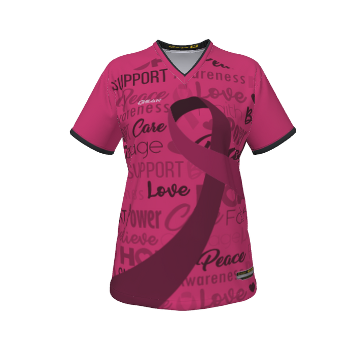 Other Designs Cancer Awareness Ladies Awareness Jersey Designs. (x 1)