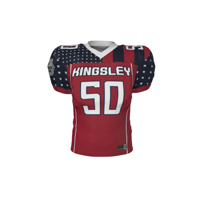 Mens Jerseys Team America Custom Football ECO Jersey. (x 1)