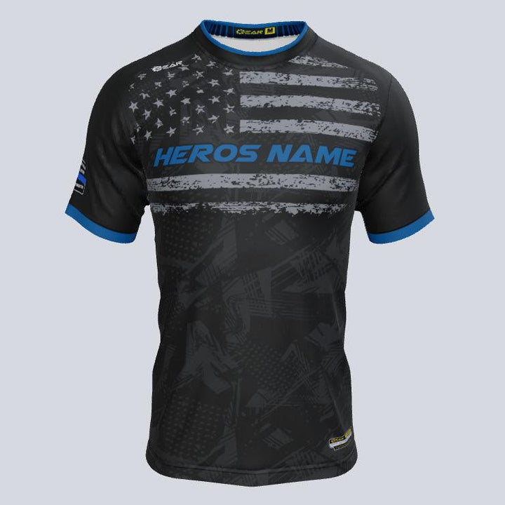 Fallen Police Officer Custom Jersey – Tribute Gear – Gear Team Apparel