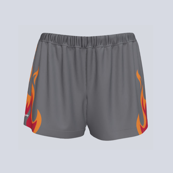 Load image into Gallery viewer, Ladies Custom Fire Track Short
