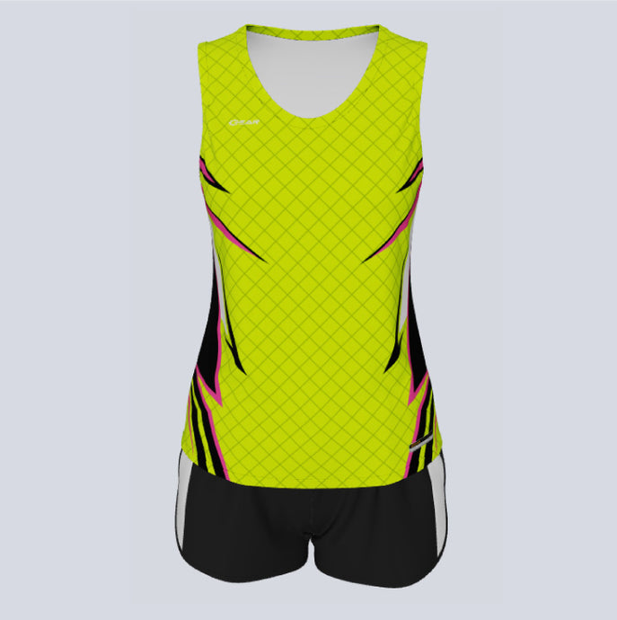 Ladies Custom Track Singlet Hawk Set