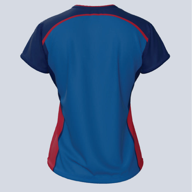 Load image into Gallery viewer, Ladies Bombshell Cap Sleeve Jersey
