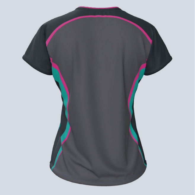 Load image into Gallery viewer, Ladies Oasis Cap Sleeve Jersey
