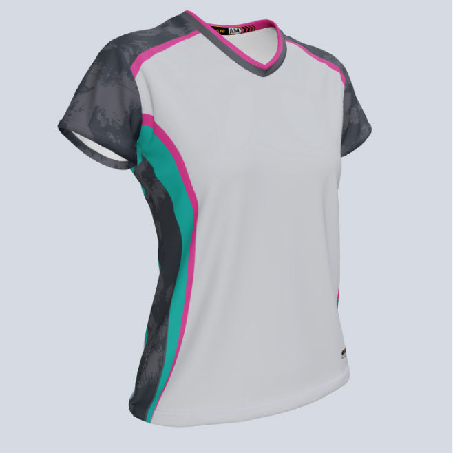 Load image into Gallery viewer, Ladies Oasis Cap Sleeve Jersey

