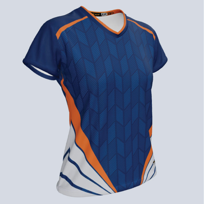 Load image into Gallery viewer, Ladies Valkyrie Cap Sleeve Jersey
