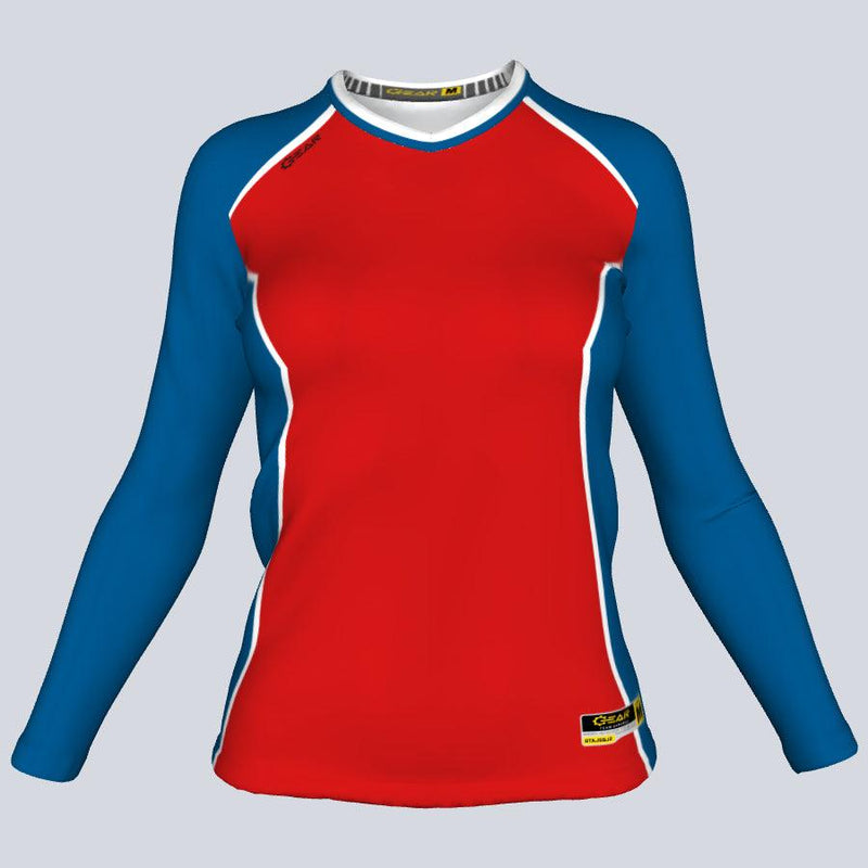 Load image into Gallery viewer, Ladies Saga Fitted Long Sleeve Front
